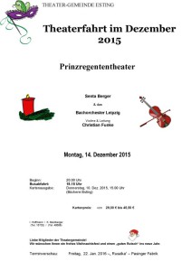 Theatergemeinde Esting 2015 12 14