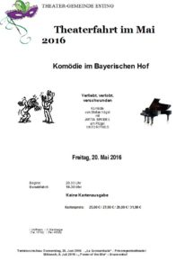 Theaterfahrt 20.05.2016