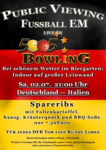 Public Viewing im 5005 Bowling