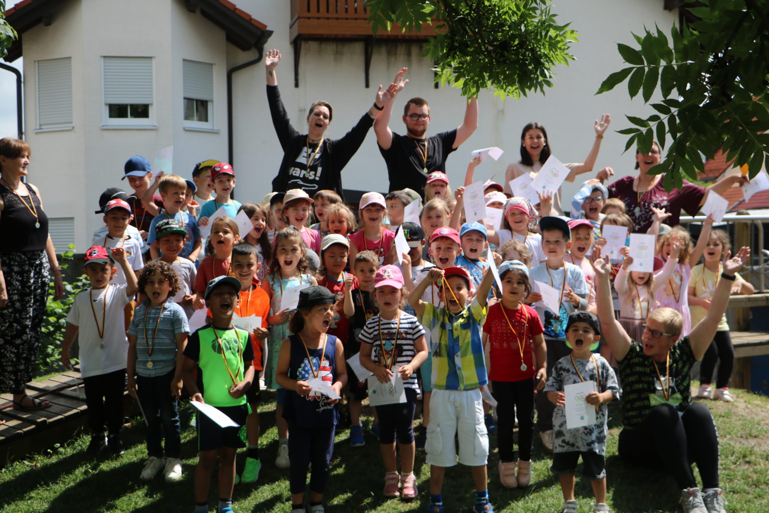 Kinderolympiade im Kindergarten Spielwiese Olching - OlchingBlog,ein