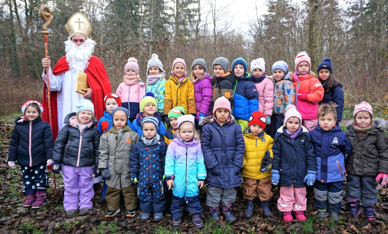 Kindergarten trifft Nikolaus in den Amperauen - OlchingBlog,ein Service