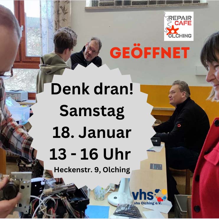 Repair Café Olching Januar