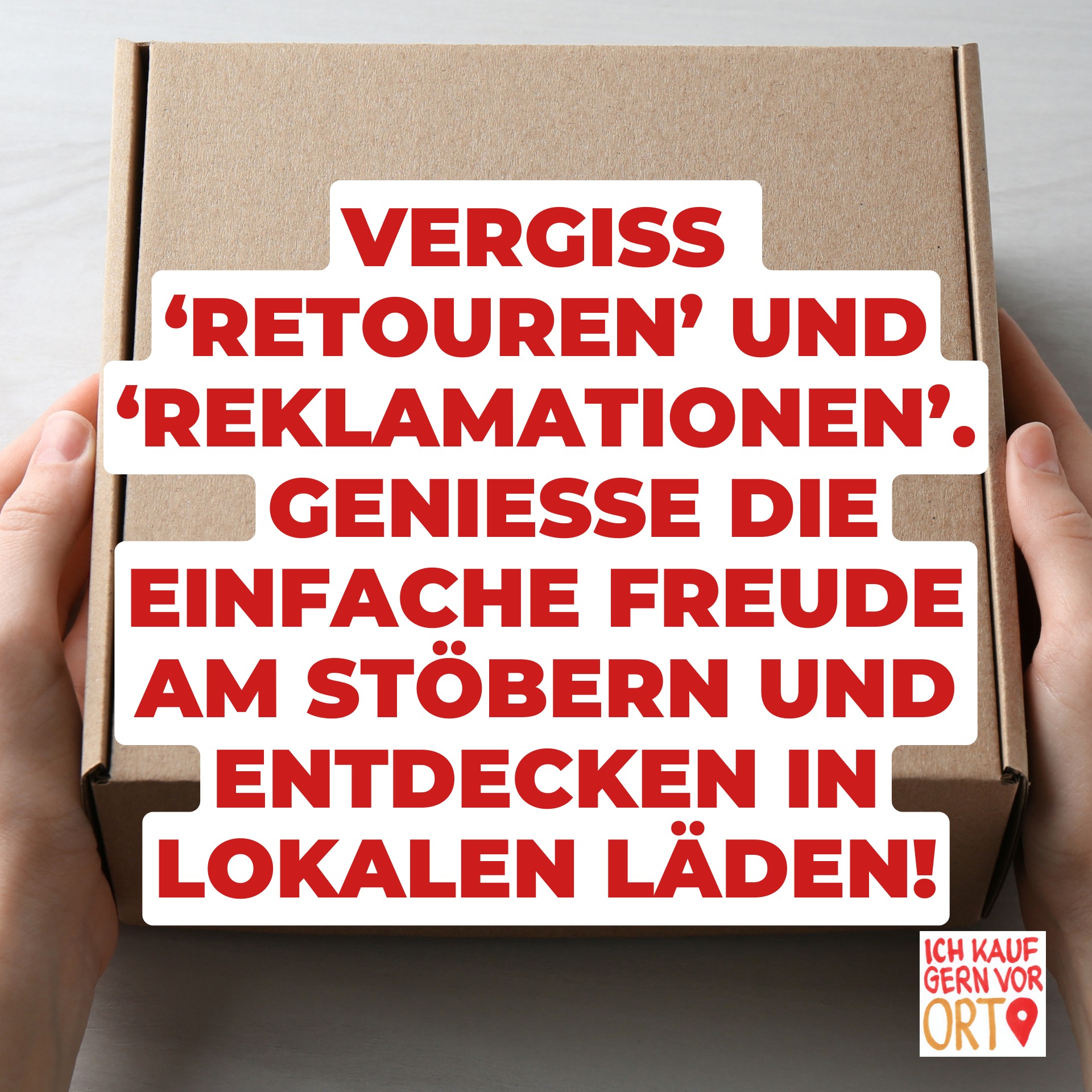 Gönn dir wieder echtes Einkaufsgefühl – direkt bei deinem Laden um die Ecke!
