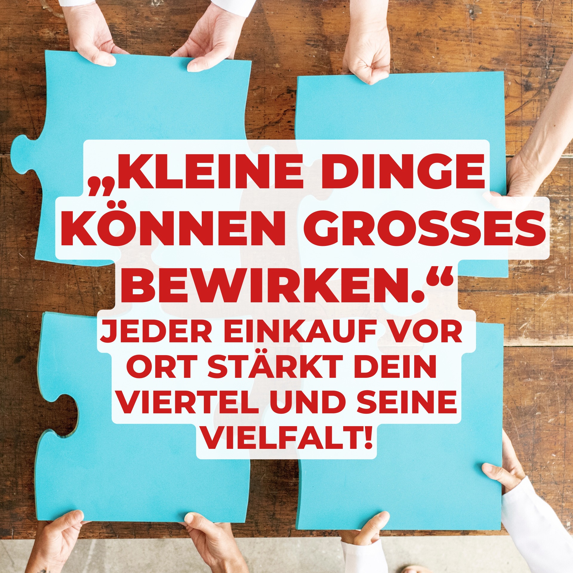 ICH KAUF GERN VOR ORT FÜR MEINE STADT
