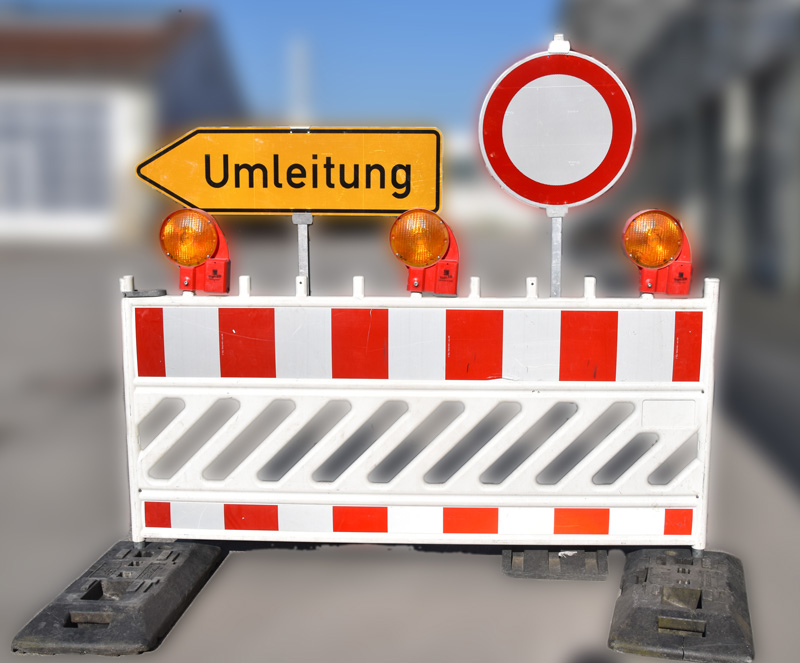 Strassensperrung