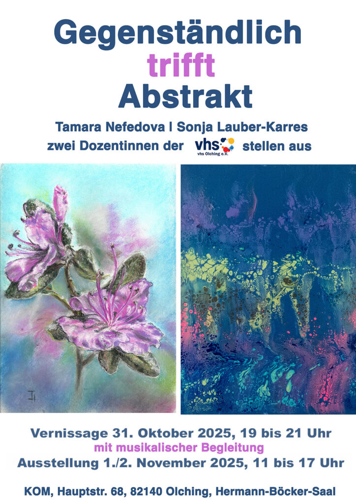 Ausstellung gegenständlich - abstrakt