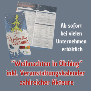 „Weihnachten in Olching“ Broschüre mit Veranstaltungskalender
