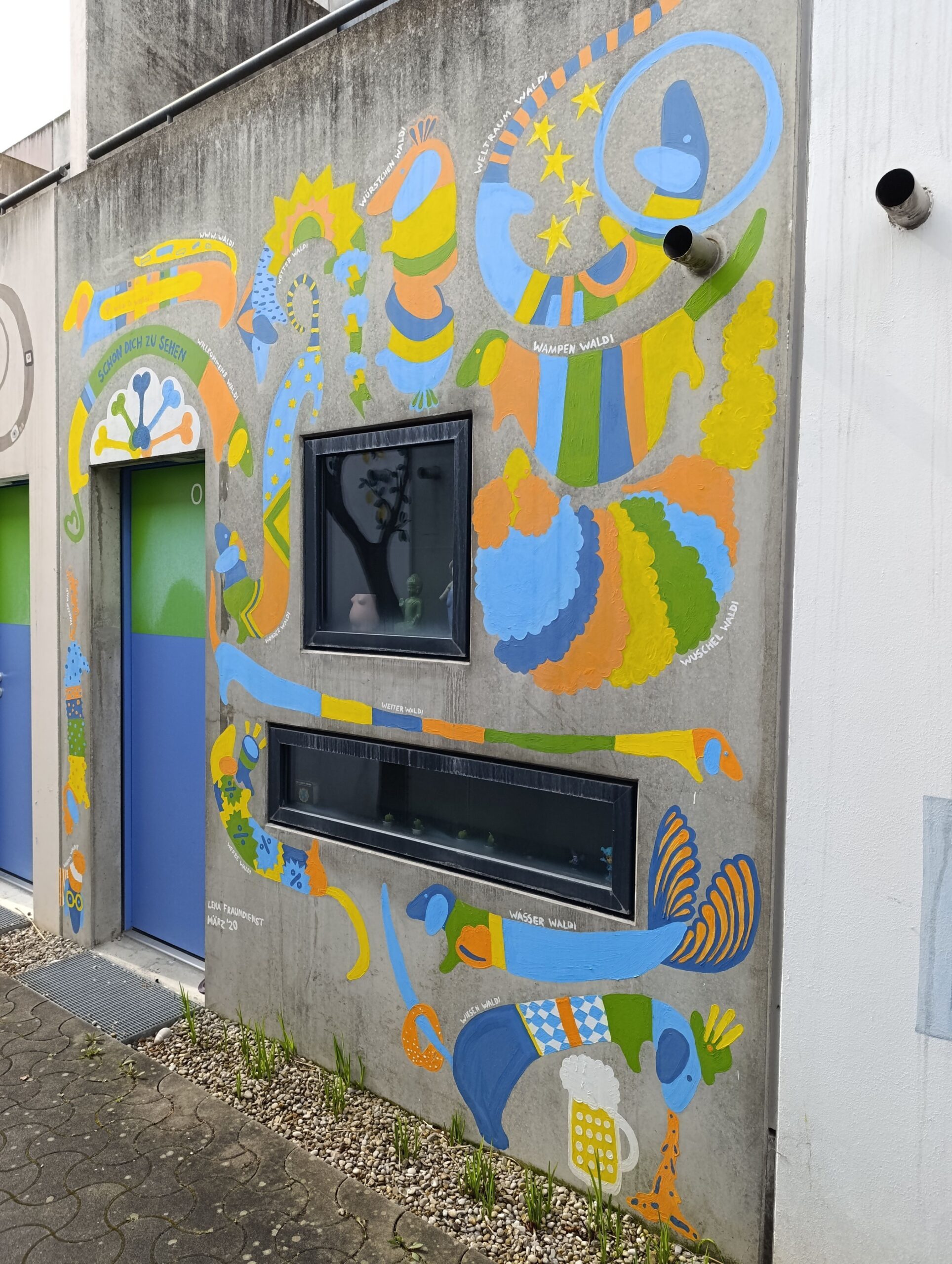 Waldis weite Welt – durchs Olympiagelände auf den Spuren des bayerischen Waldi