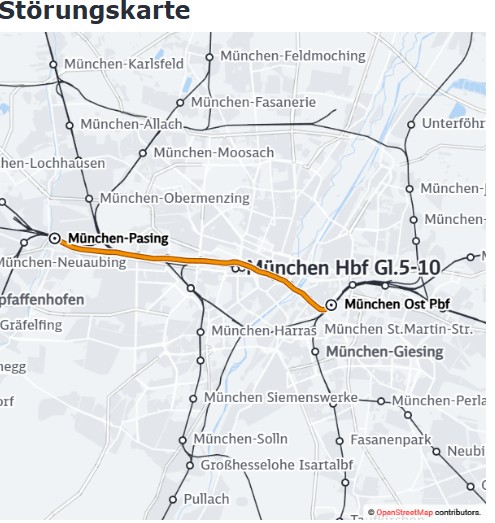 Stammstrecke Pasing ↔ Ostbahnhof: Ärztliche Versorgung eines Fahrgastes