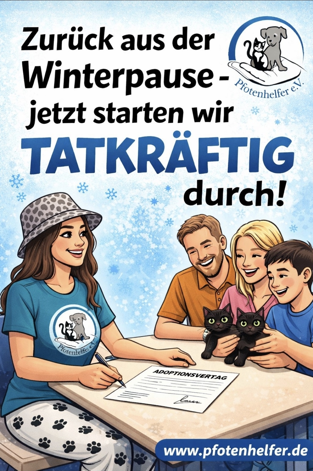 Pfotenhelfer eV sind aus der Winterpause zurück ❄️🐾