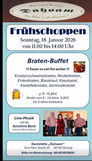 Frühschoppen im DAHOAM