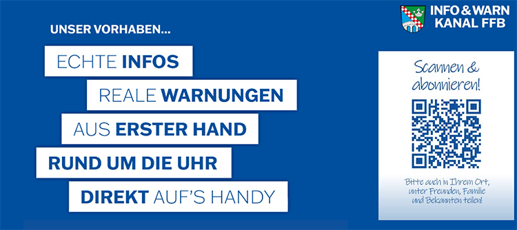 Neuer WhatsApp-Info- & Warnkanal des Landkreises Fürstenfeldbruck