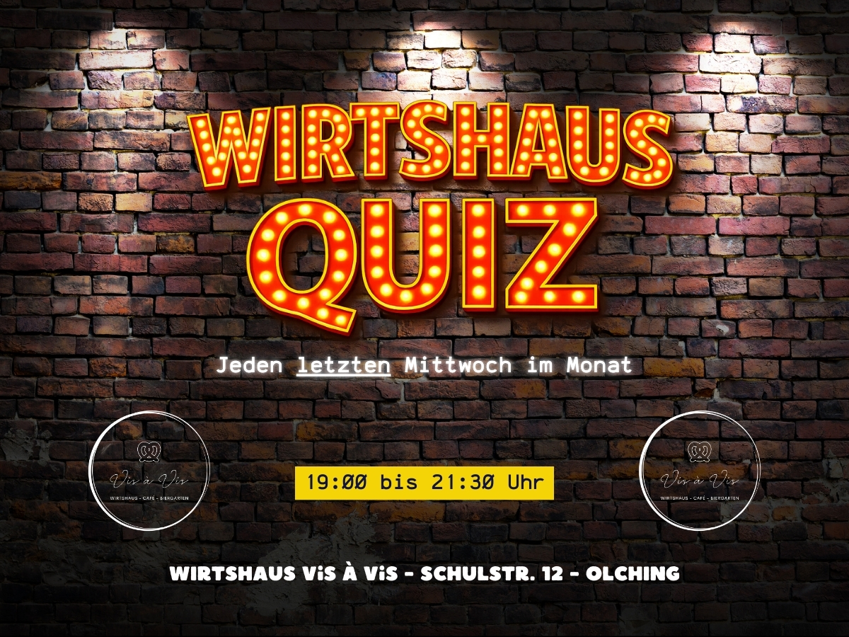Vis à Vis wirtshaus quiz
