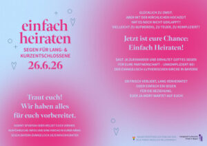 Ev. Kirche Olching:  Einfach heiraten!