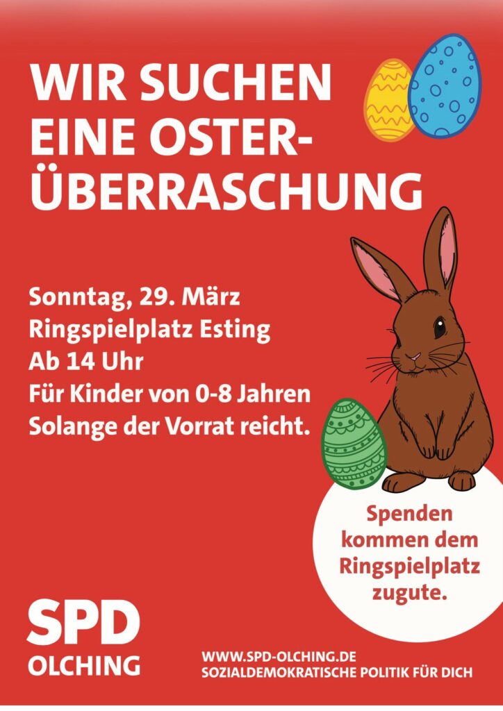 Wir suchen eine Osterüberraschung
