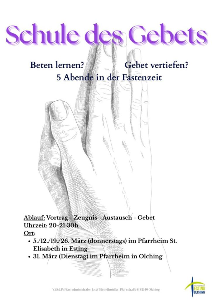 Kath. Kirche: Schule des Gebets (mit Kaplan König)