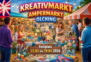 Kreativmarkt in Olching auf dem Volksfestplatz