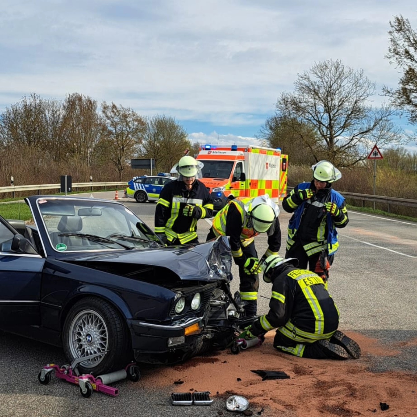 FFW Esting Unfall auf B471