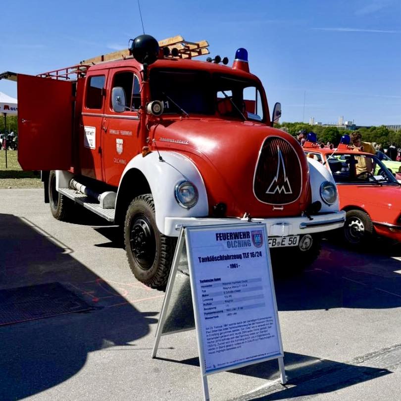 Feuerwehr Olchings Beitrag –  20. ACM Oldtimertreffen „Unter der Bavaria“ auf der Theresienwiese
