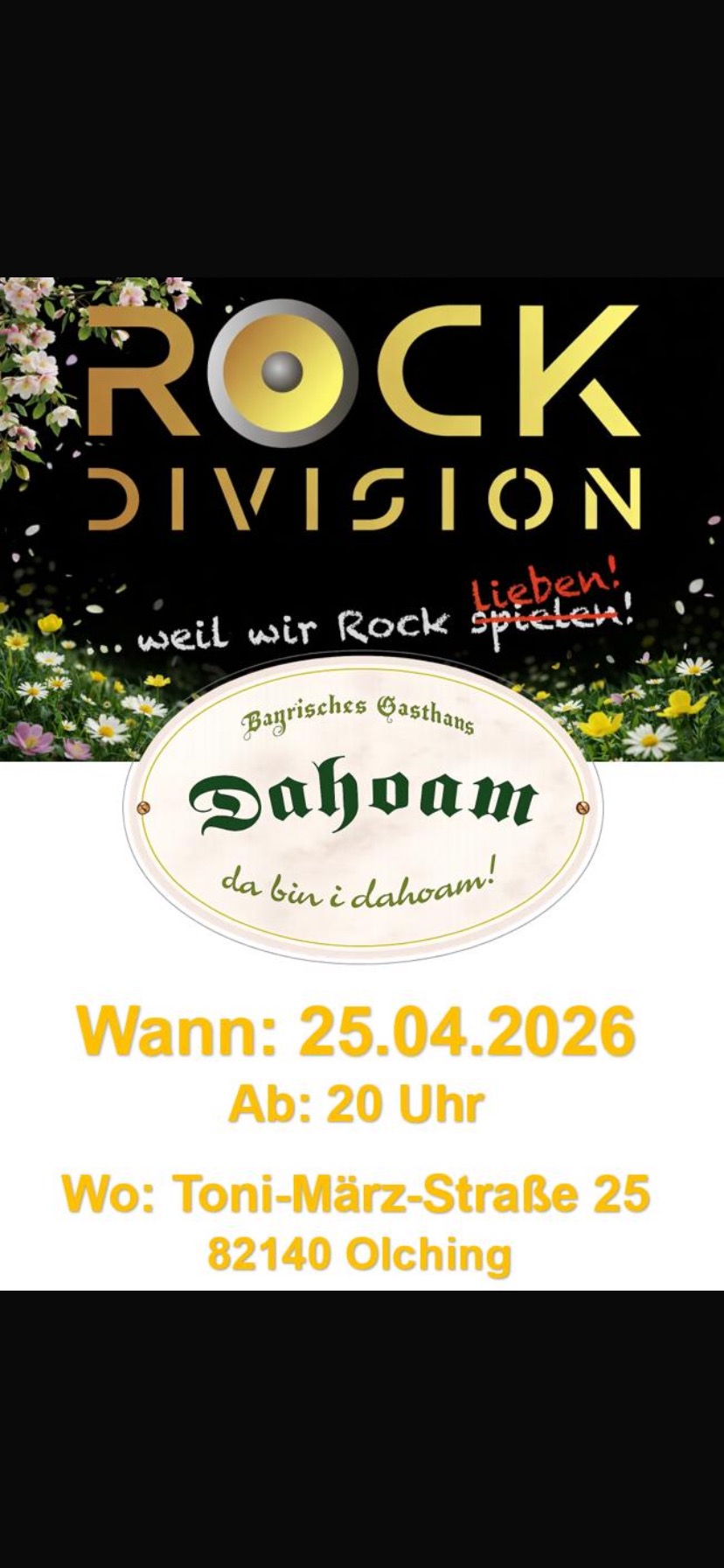 ROCK – DIVISION IM DAHOAM