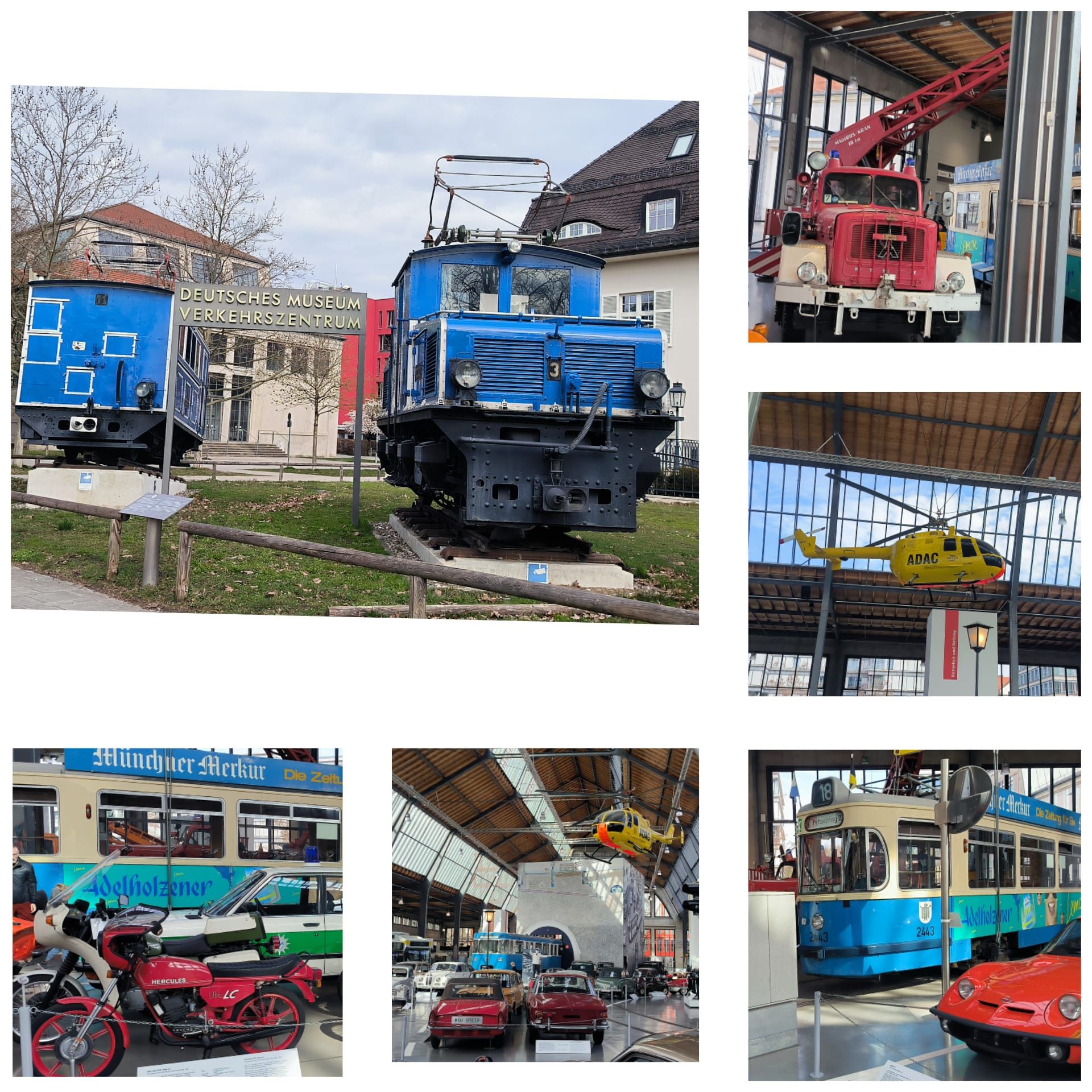 Sozialdienst Olching mit der Ferienbetreuung Esting im Verkehrsmuseum