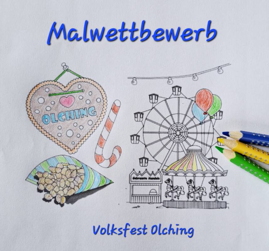 Ab sofort mitmachen beim Kinder-Malwettbewerb zum Volksfest
