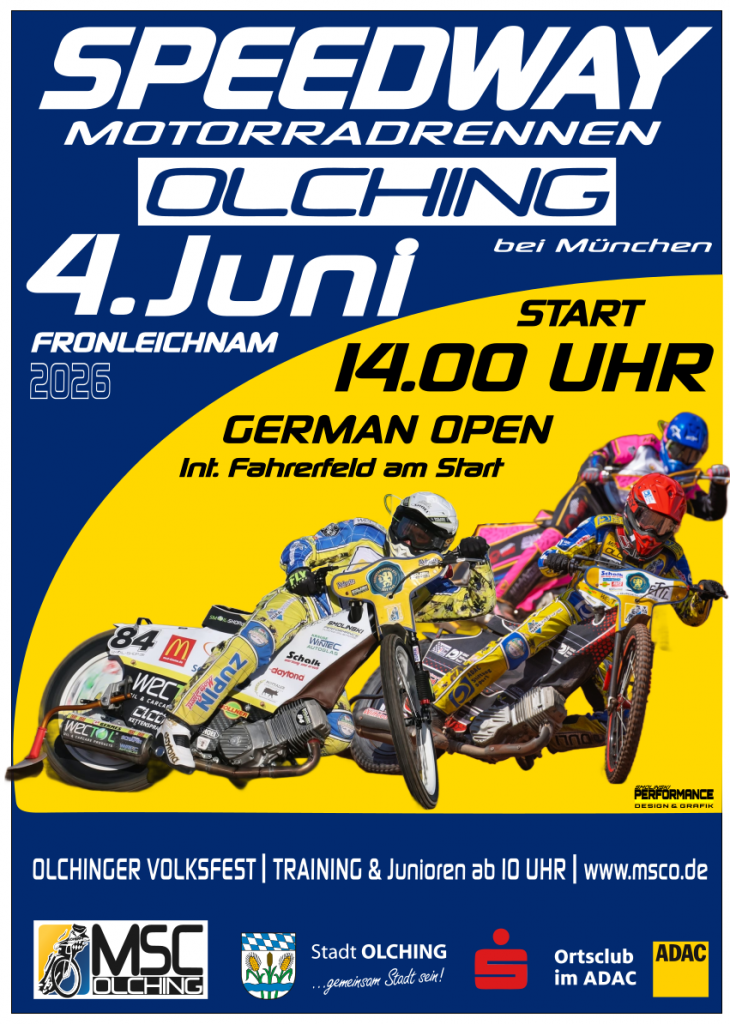 Vorschau auf das Speedway-Frohnleichnamsrennen in Olching