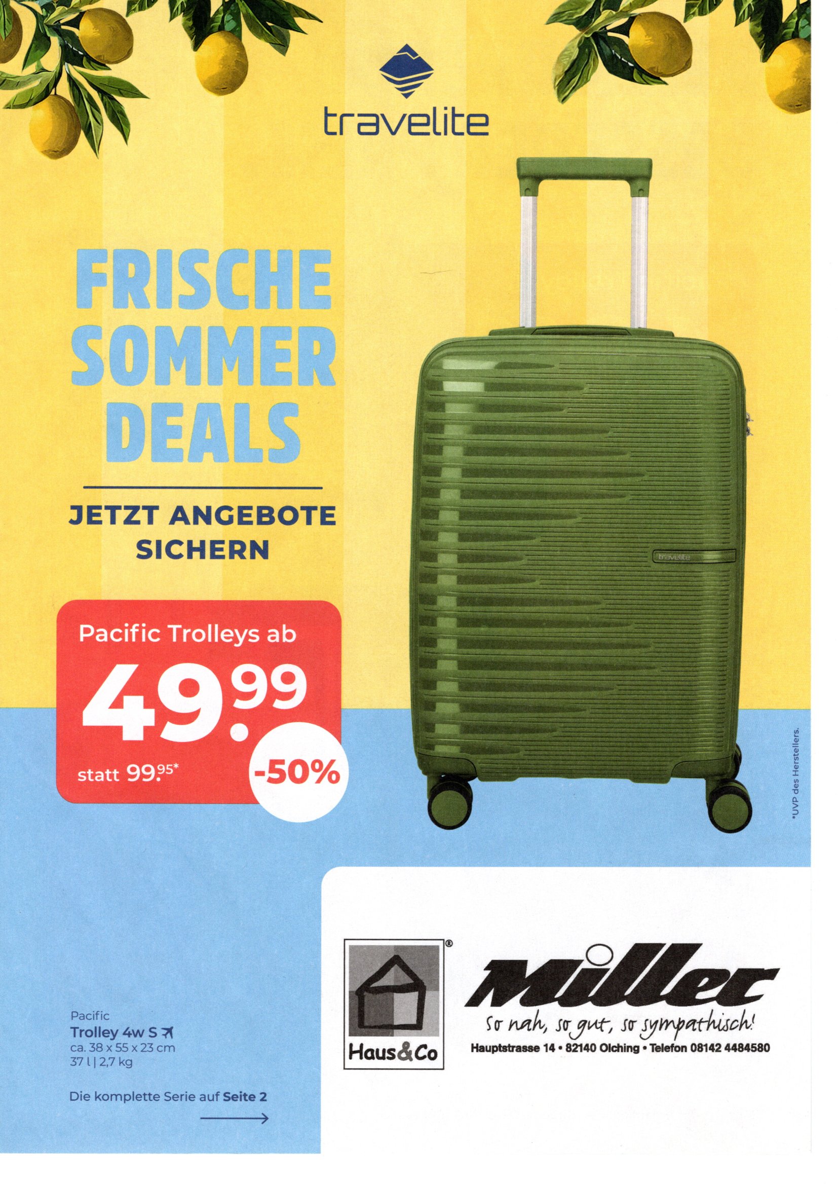 Miller – so nah so gut – so sympatisch – neu frische Sommerdeals