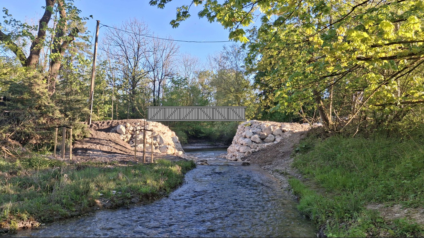 Beitrag von Herrn Reisinger zur neuen Vorgelparkbrücke ( noch im Bau ) so soll sie einmal gestaltet sein .