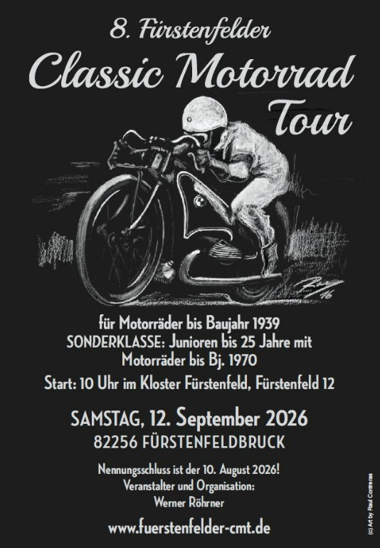 Fürstenfelder Classic Motorrad-Tour 2026