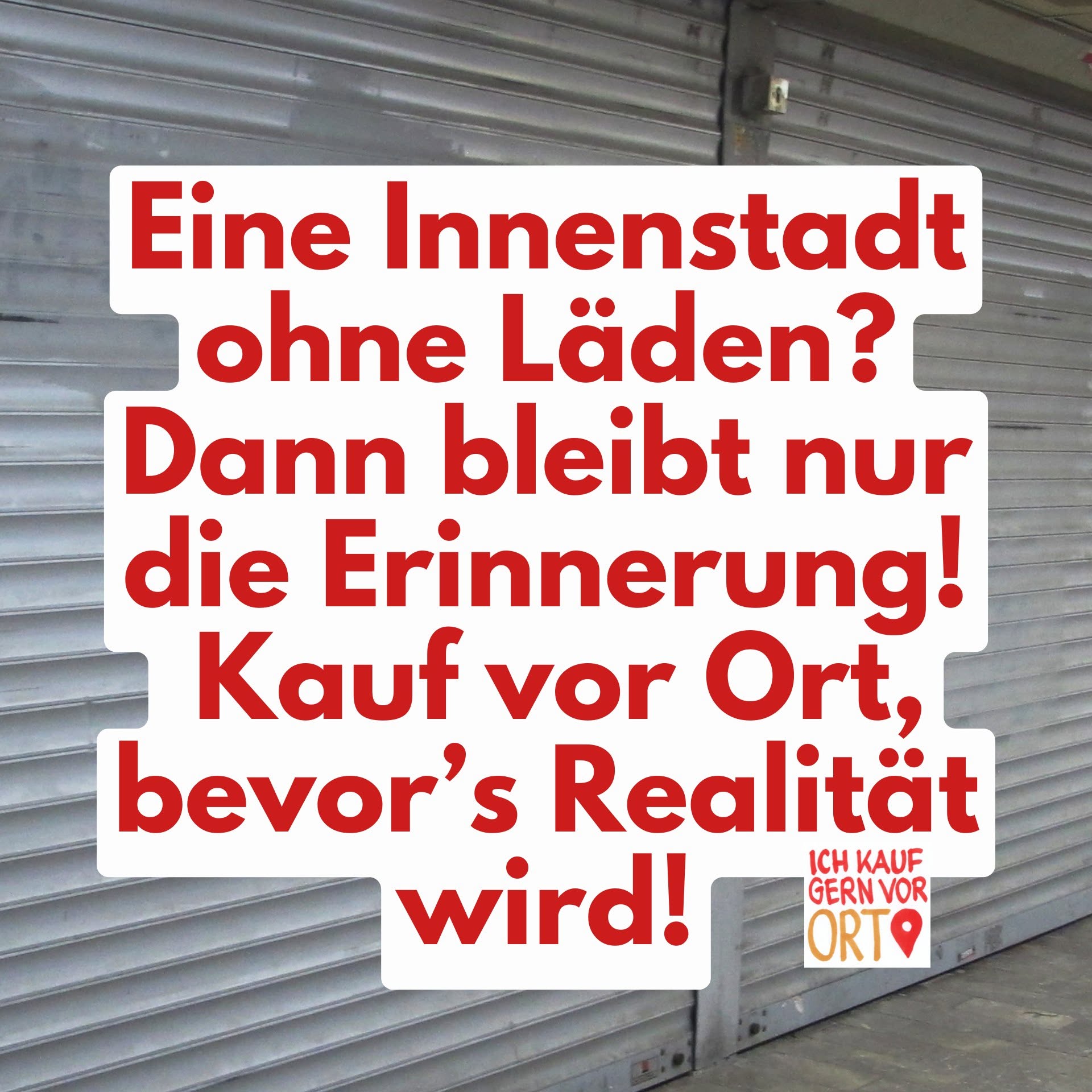 Ich kauf gern in Olching vor Ort