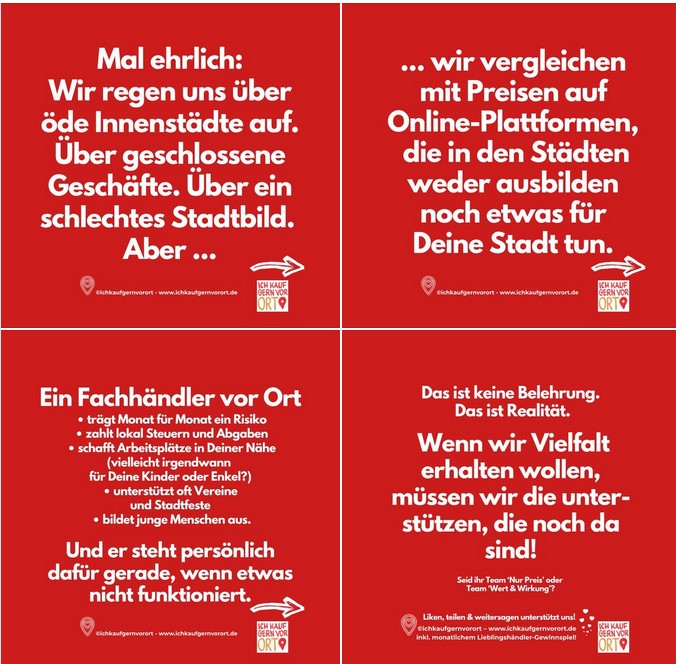 Ich kauf gern vor Ort in Olching ….❤️