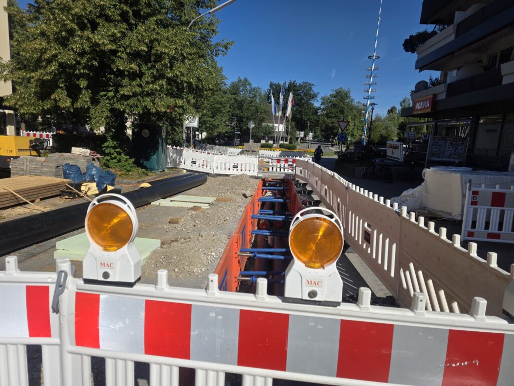 Baustelle beim Norma