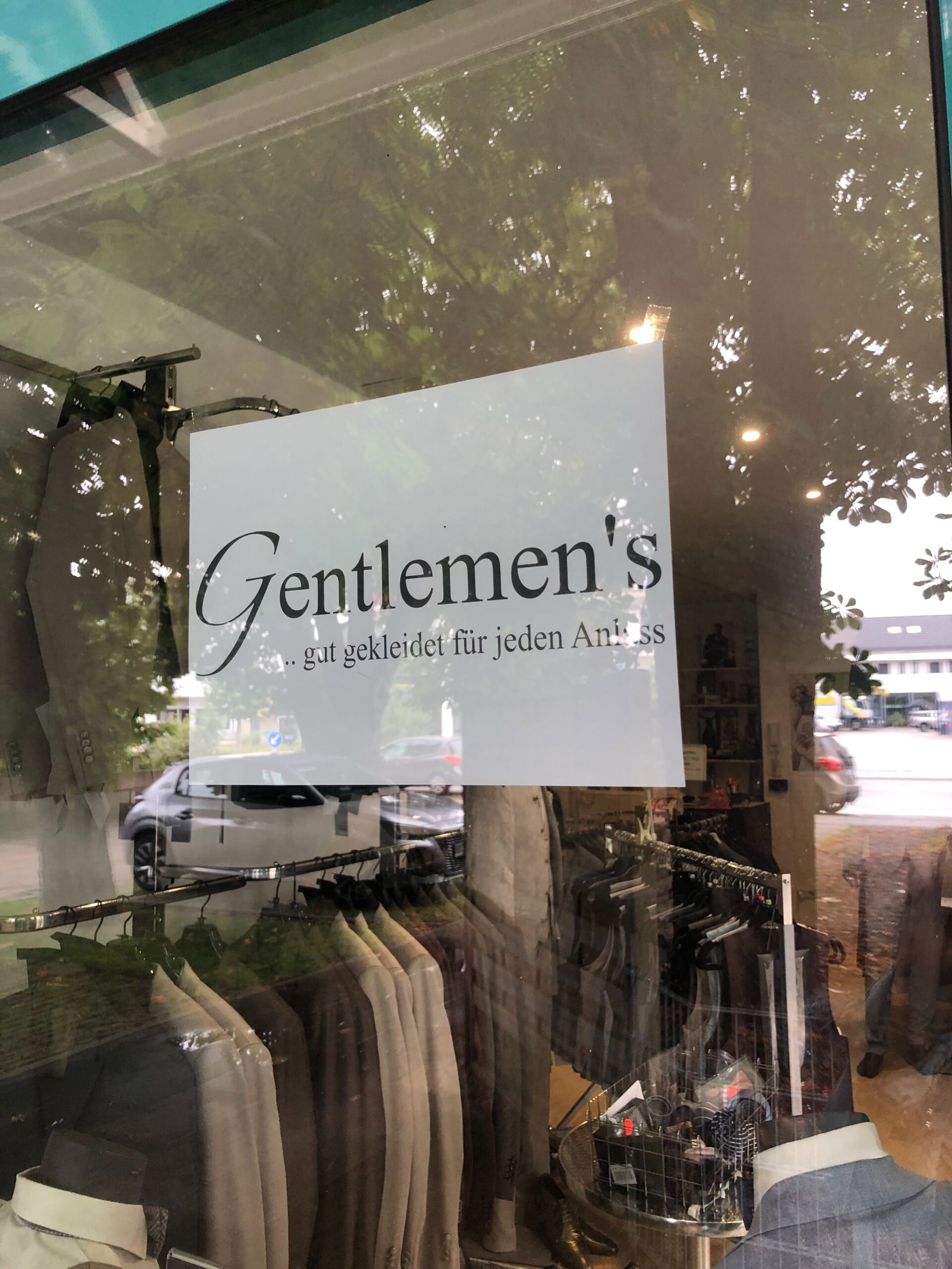 Gentlemens – mit Mut zum eigenen Herrenausstatter Spezialisten  – Teil 1 – 1 Jahr ist geschafft❤️👍