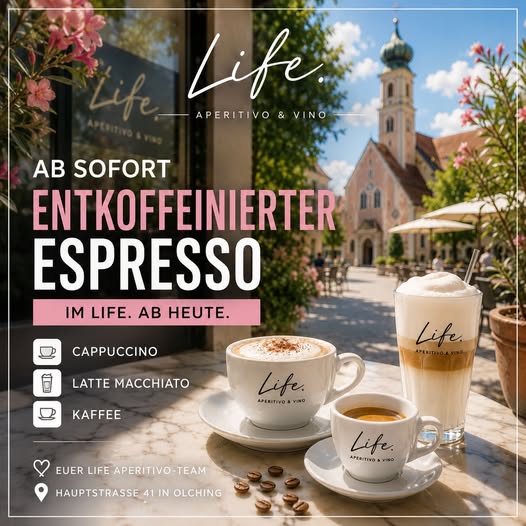 Ab Heute in der LIFE-BAR in Olching