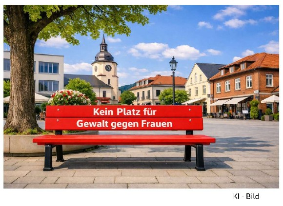 PROJEKT – ROTE BANK – KEIN PLATZ FÜR GEWALT GEGEN FRAUEN