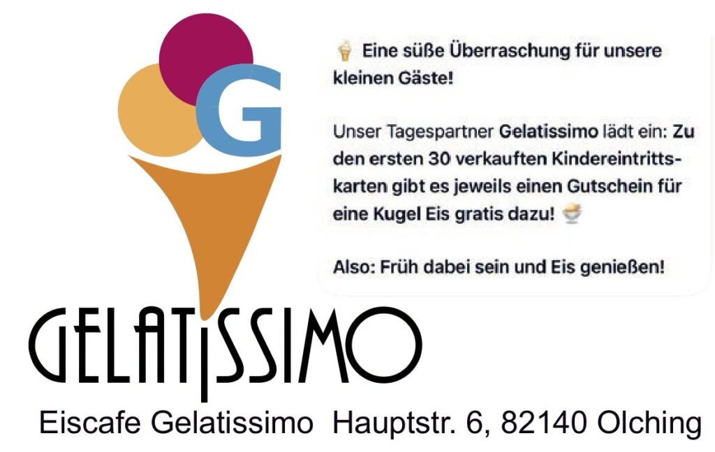 MSC Olching – SCHNELL SEIN LOHNT SICH: Es gibt je eine Gratis-Eiskugel zu den ersten 30 Kinderkarten, die verkauft werden!