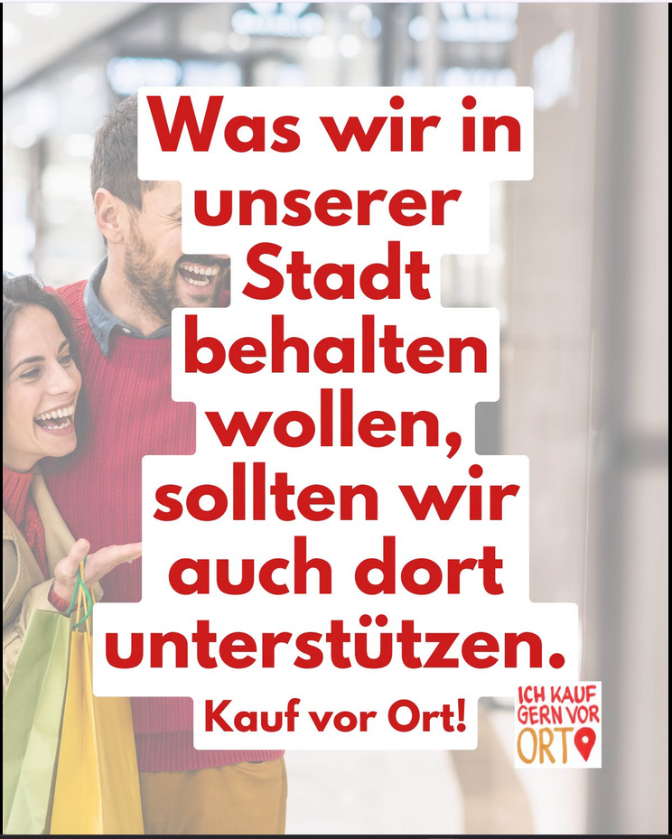 Ich kauf gern vor Ort