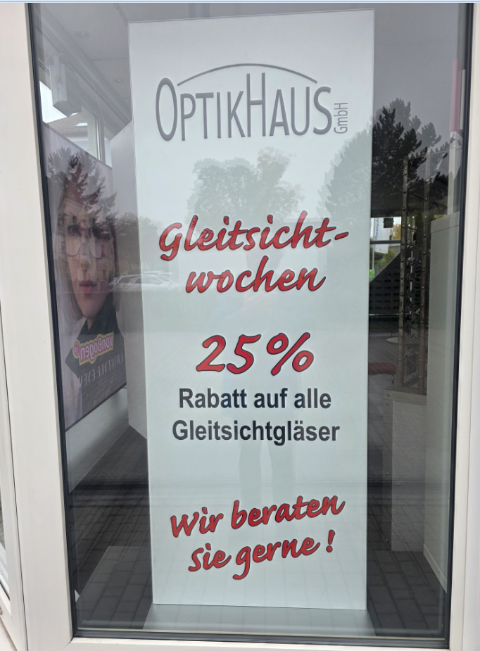 Optikhaus „Gleitsichtwochen“